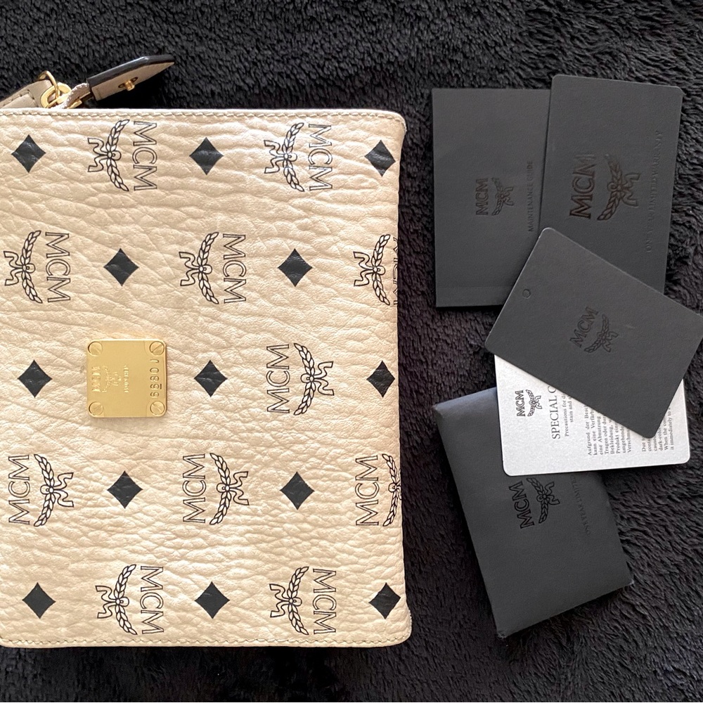 MCM Small Visetos Toiletry Pouch